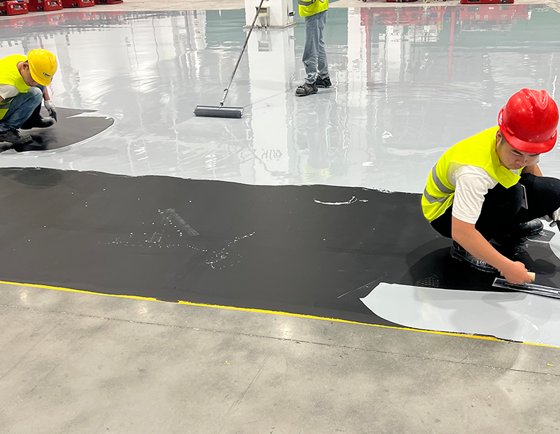 Epoxy anti-static floor